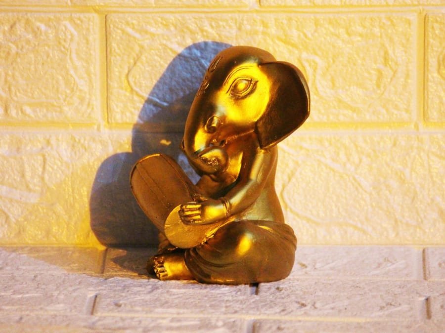 Golden Lord Ganesh Showpiece Corporate Gifts, Wedding Gifts photo 3