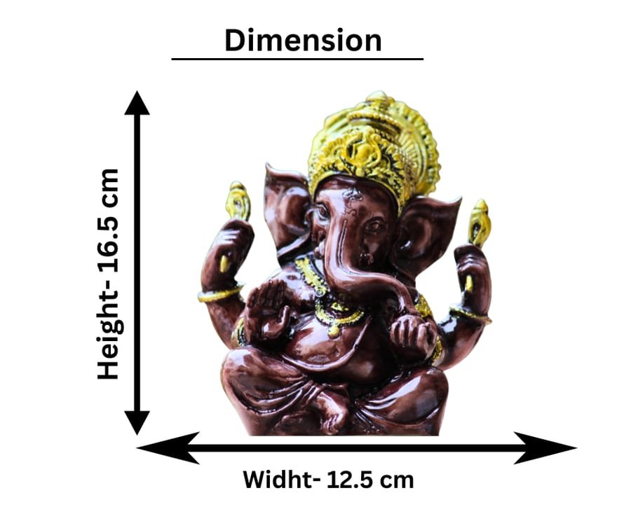 Polyresin Lord Ganesha Statue photo 3