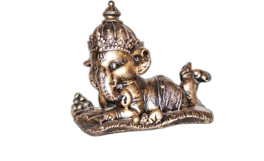 Golden Resin Ganesh Statue Corporate Gifts, Wedding Gifts photo 3
