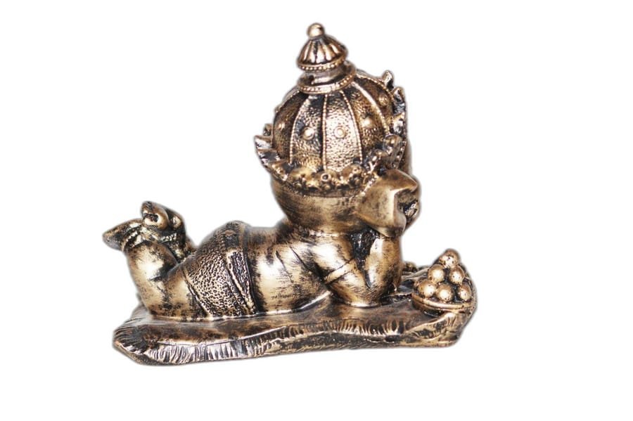 Golden Resin Ganesh Statue Corporate Gifts, Wedding Gifts photo 4