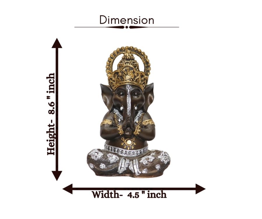 Praying Ganesh Idol Statue Corporate Gifts, Wedding Gifts photo 2