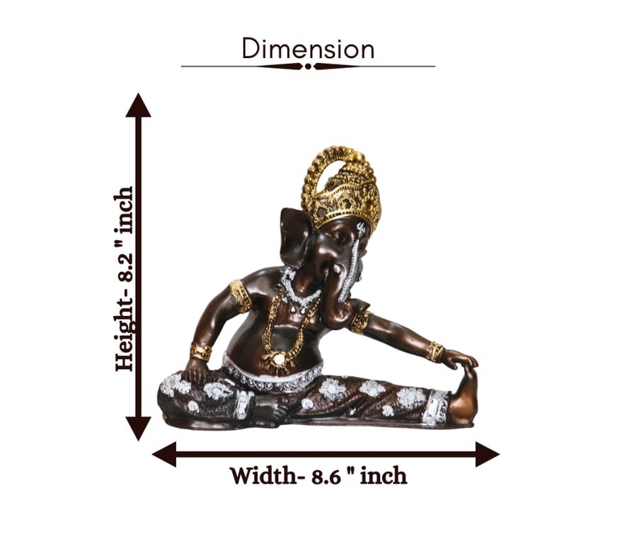 Exercising Ganesh Idol Statue Corporate Gifts, Wedding Gifts photo 2