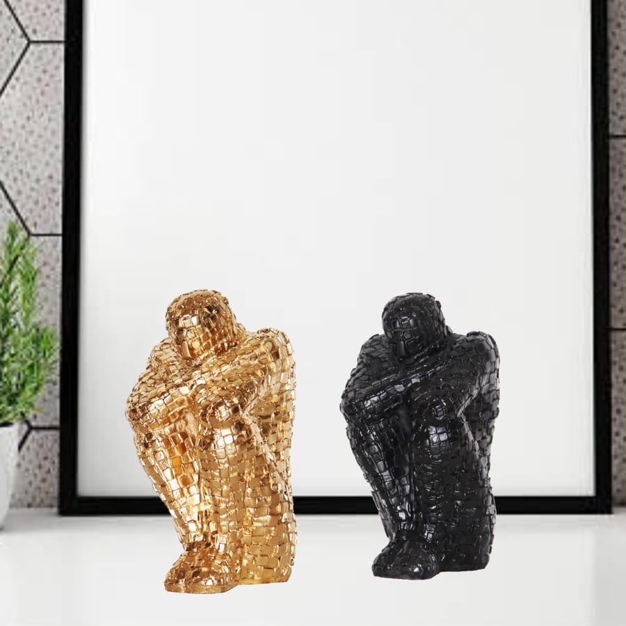 Set of 2 Man Statue Manufacturer Corporate Gifts, Wedding Gifts