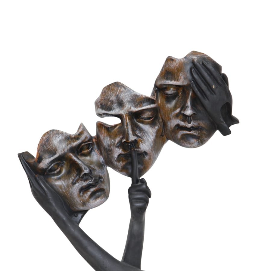 Creative New Statue Real Human Face Statue Manufacturer Corporate Gifts, Wedding Gifts photo 2