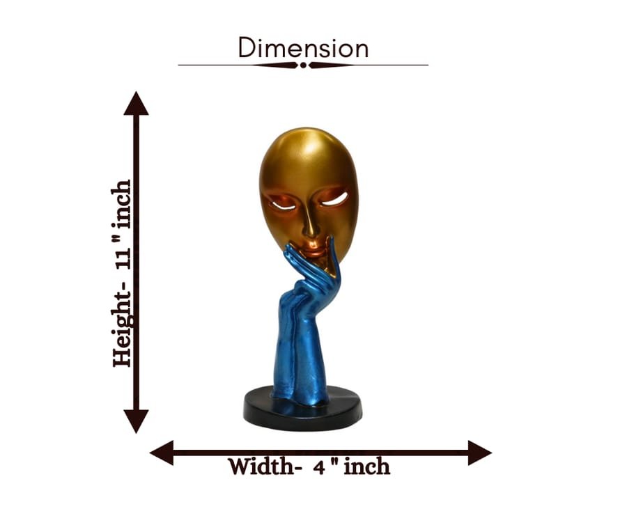 Resin Lady Face Statue Corporate Gifts, Wedding Gifts photo 2