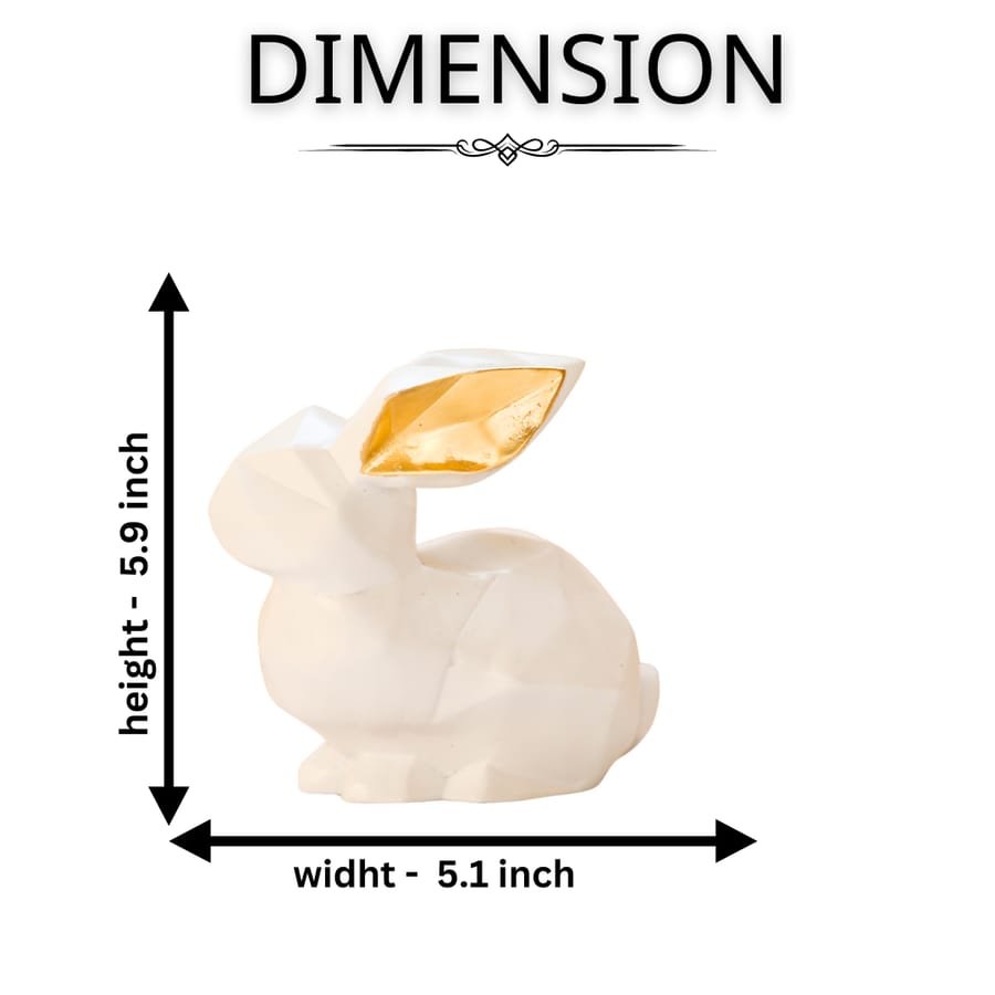 Resin Rabbit Showpiece Corporate Gifts, Wedding Gifts photo 2