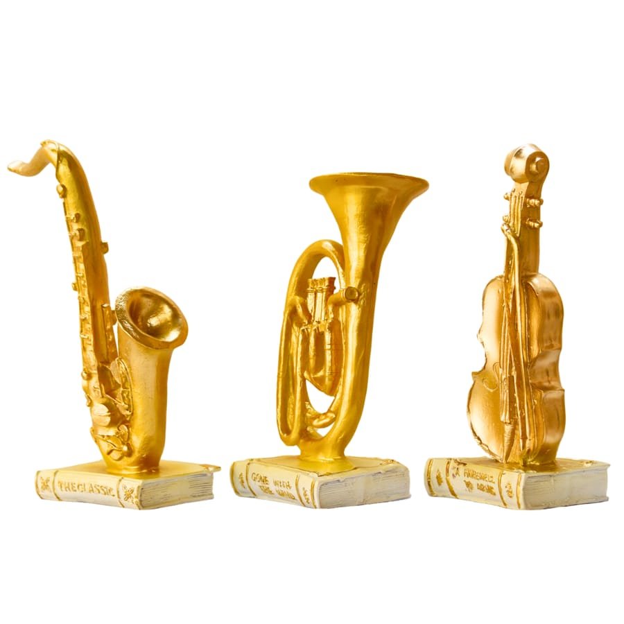 Set Of 3 Musical Instrument Showpiece Corporate Gifts, Wedding Gifts photo 4
