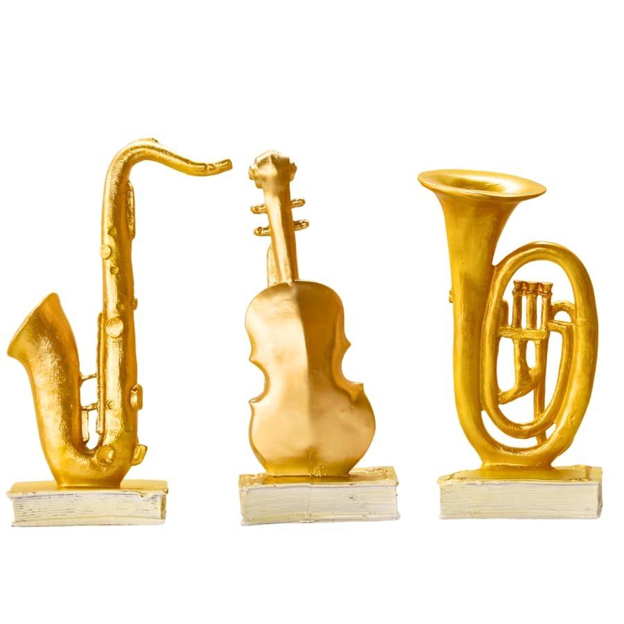 Set Of 3 Musical Instrument Showpiece Corporate Gifts, Wedding Gifts photo 6