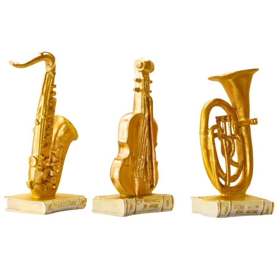 Set Of 3 Musical Instrument Showpiece Corporate Gifts, Wedding Gifts photo 7